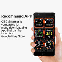 Thumbnail for Bluetooth OBD2 Scanner for Car - Car Code Readers & Scan Tools for iPhone & Android - Wireless OBD2 Auto Diagnostic Tool to Check Engine & Fix All Cars & Vehicles ‘96 or Newer