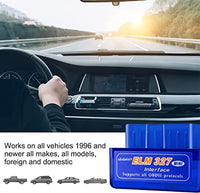 Thumbnail for Mini Bluetooth OBD2 Scanner OBDATOR ELM327 Automotive OBD OBDII Code Reader Car Check Engine Light Diagnostic Scan Tool for Android PC iOS
