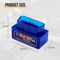 Thumbnail for ELM327-MINI OBDII Car Auto Diagnostic Scanner Car Failure Detector Professional Bluetooth Scan Tool and Code Reader for Android/iOS/ Windows
