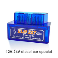 Thumbnail for For diesel 12V-24V powered vehicles, 2-in-1 code scanner for heavy duty diesel truck diagnostic OBD-II ELM327-Wireless OBD2 Auto Diagnostic Tool to Check Engine & Fix All Cars & Vehicles ‘96 or Newer